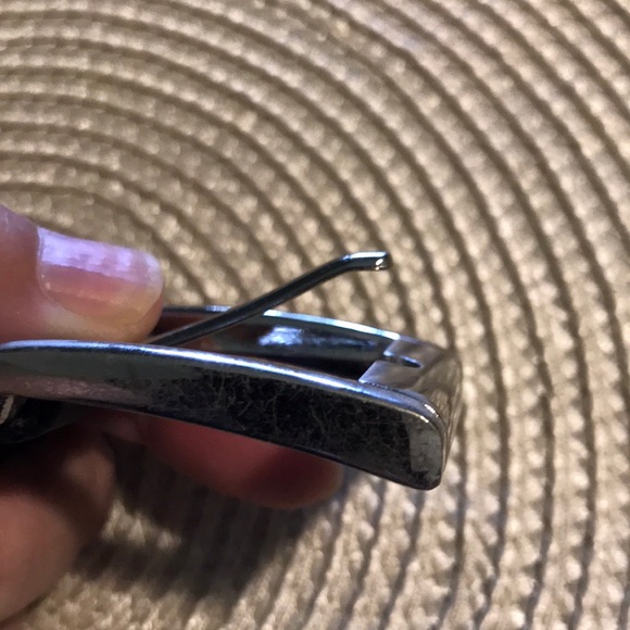 Men's Black Leather Belt - Picture 7 of 9